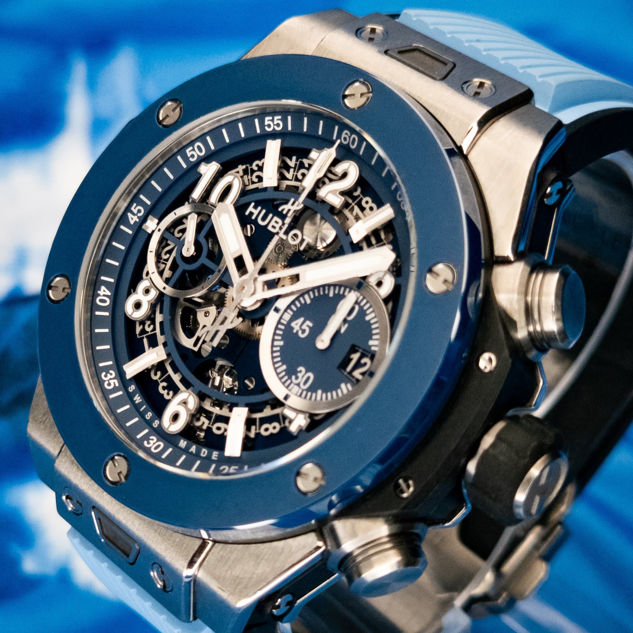 Hublot Big Bang Unico Blue 44mm (Ref. 421.NL.5170.RX) — photo 5
