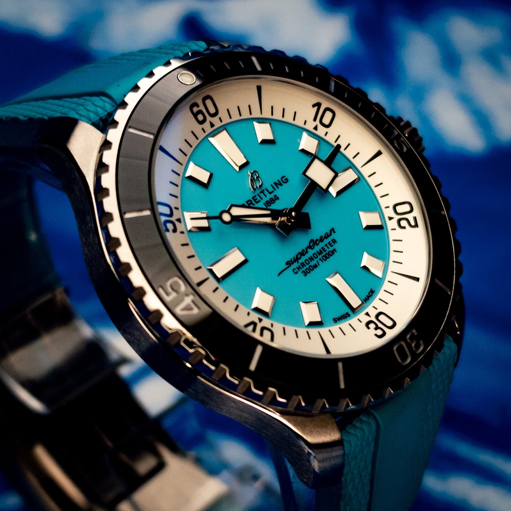 Breitling Breitling Superocean 44 Turquoise (Ref. A17376211L2S2) — photo 3