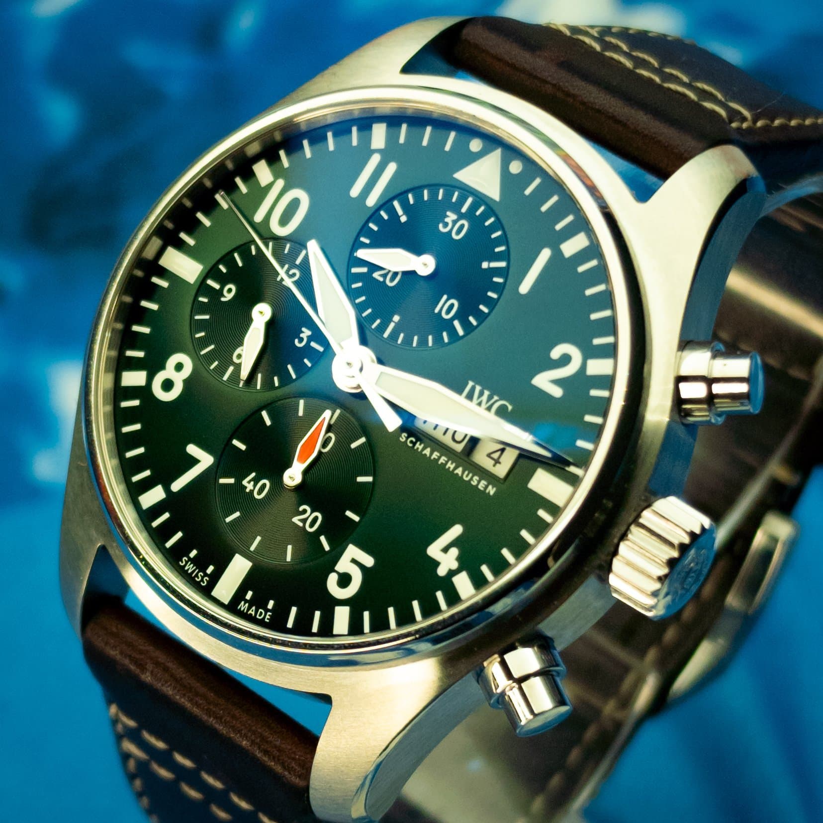 IWC Pilots Watch 41 Chrono Green (Ref. IW388103) — photo 4