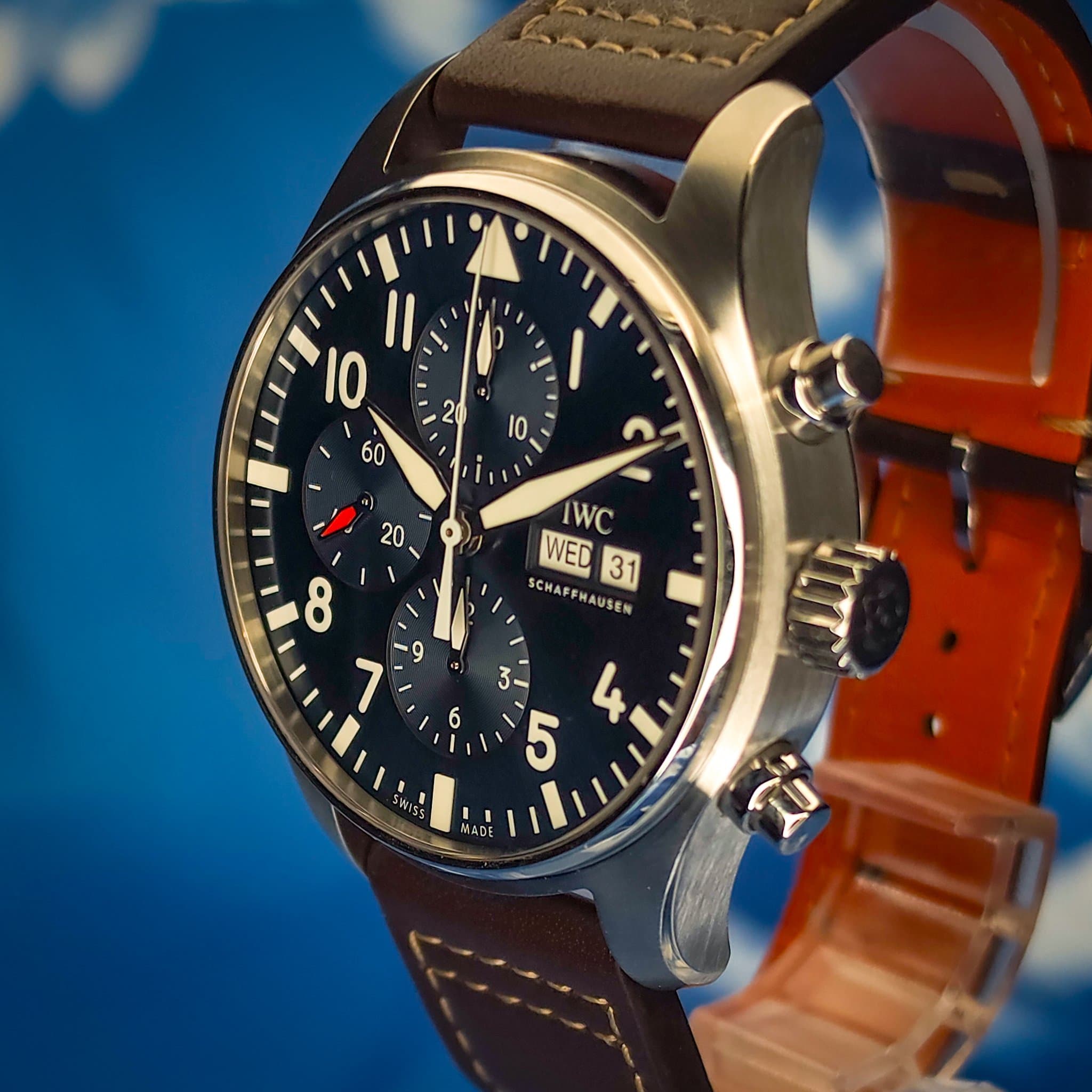 IWC Pilots Watch 41 Chrono Green (Ref. IW388103) — photo 8