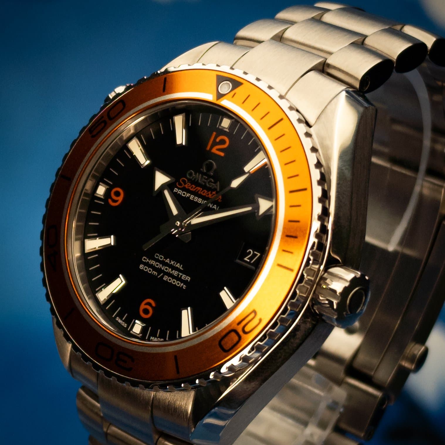 Omega Seamaster Planet Ocean 42 Creamsicle (Ref. 232.30.42.21.01.002) — photo 4