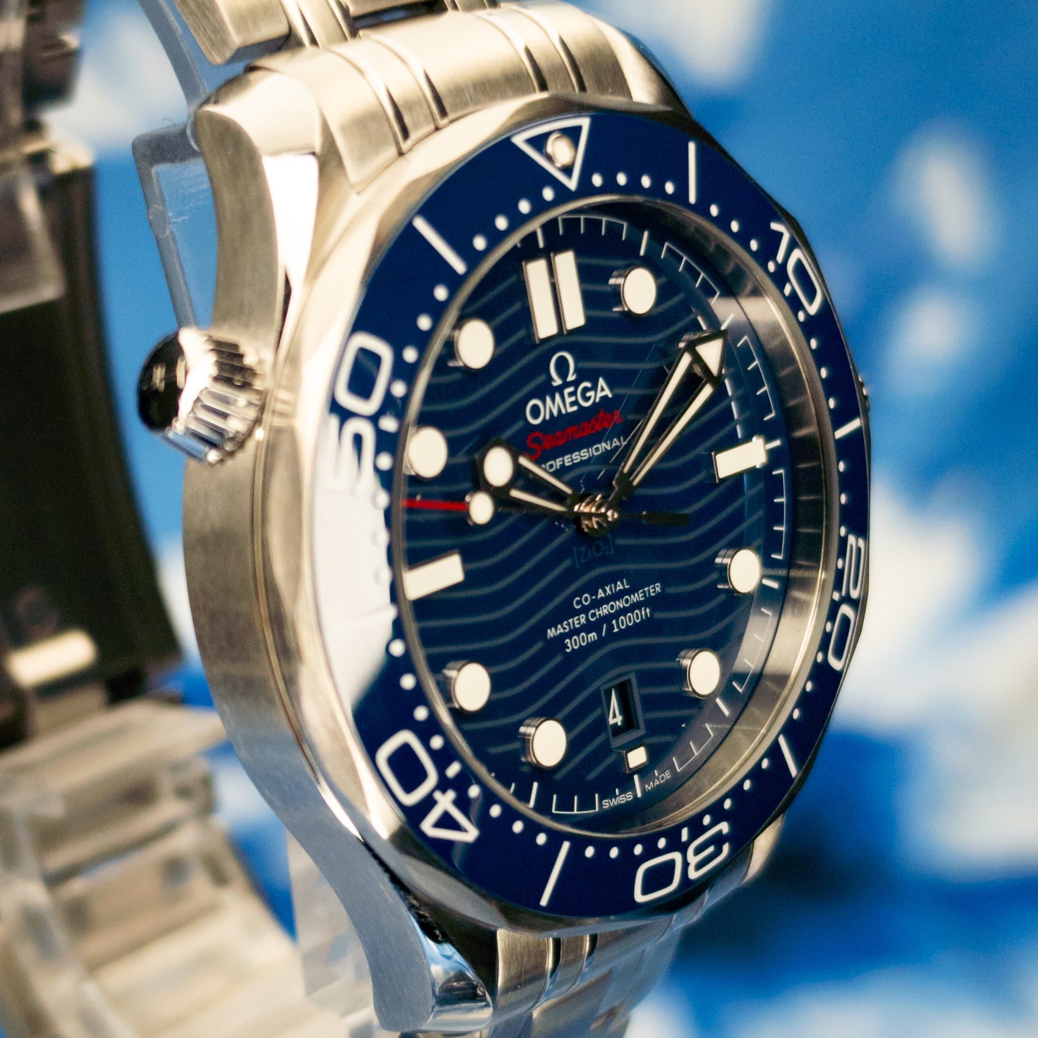 Omega SMP Blue Wave Steel (Ref. 210.30.42.20.03.001) — photo 6
