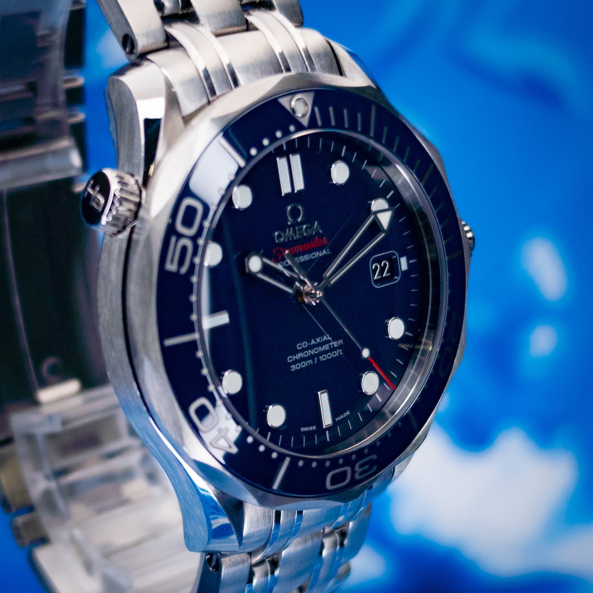 Omega Seamaster Diver 300M Blue No Wave (Ref. 212.30.41.20.03.001) — photo 4